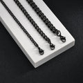 Classic Curb Chain Necklace for Men Women,3.5/5/7MM Stainless Steel Cuban Chain Chokers,Hip Hop Basic Chain Jewelry Gift