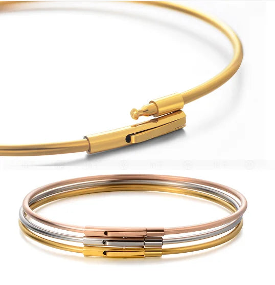 MaiLun Custom Names Heart Charms Bangle Personalized Women Bracelet Jewelry Gift Mother's Day Gift -send us names via chat